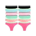 thumbnail image 3 of Angelina Low Rise Cheekini with Striped Waistband (12-Pack), 3 of 4