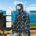 thumbnail image 2 of Chandail de Soleil pour Femmes Wo-Fusoul avec Capuchon et Masque Facial, Chandail à Manches Longues avec Protection Solaire UPF 50, Haut Maillot Dermoprotecteur Respirant pour la Randonnée, la Pêche, la Course, les Activités Extérieures Décontractées, 2 of 7