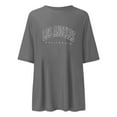 thumbnail image 4 of Hauaitttt Women's Oversized T Shirts V Neck Striped Tees Summer Half Sleeve Casual Comfy Cozy Tunic Tops Plus Size Workout Tees Womens Tops Short Sleeve Loose Fit Top Small Women Athletic Women, 4 of 4