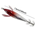 thumbnail image 4 of Señuelo Pesca Luminoso Anzuelos Calamar Anzuelo Artificial Cebos Jigging () Rojo, 4 of 6