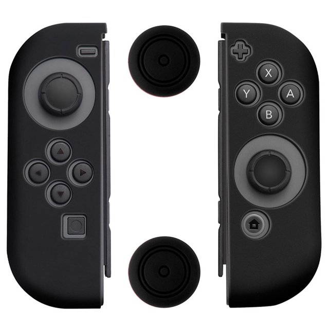 pitrice Étui de Protection pour Switch en Silicone à Absorption des Chocs, Housse de Poignée de Jeu, Coque pour Switch