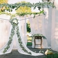 thumbnail image 4 of Jkkant Artificial Rattan Vine with Leaves, Wall Hanging Wedding Garland, Simulation Greenery for Home Decor, 4 of 9