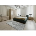 thumbnail image 5 of Ahgly Company Machine Washable Indoor Rectangle Traditional Grey Gray Area Rugs, 2' x 4', 5 of 7