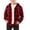 Red, variant on Boys Shirts Long Sleeve Fashion Plaid Printed Casual Hooded Button Down Shirt Jackets 4-15Years Kids Teenage Children Outerwear with Pocket
