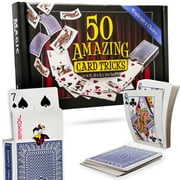 Magic Makers 50 Amazing Card Tricks Kit - Includes Trick Decks