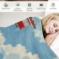 thumbnail image 3 of PRATYUS Fire Truck Throw Blanket, Fire Truck Blanket for Boys, Blue Firefighter Throw Blanket, Soft Cozy Fluffy Fuzzy Flannel Truck Car Blankets for Teen Men Birthday Gifts Sofa Couch Bed 50x60in, 3 of 6