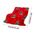 thumbnail image 3 of Bouanq Christmas Decorations Xmas Tree Ornaments Christmas Cuddly Blanket 100 X 130 Cm Flannel Blanket Sofa Cuddly Blanket Classys Christmas BlanketNap Fleece Blanket For Bed Couch Holiday Decoration, 3 of 3