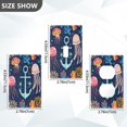 thumbnail image 7 of Yayeee Toggle Light Switch Wall Plate 1-Gang 4.5"x2.7" Home Decorative Outlet Cover, Blue Anchor, 7 of 7