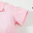 thumbnail image 7 of Toddler Boy Outfit Sets Summer Short Sleeve Polo Shirt Tops Shorts 2Pc Set, 7 of 7