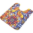 thumbnail image 4 of Coolnut Mexican Ceramics High Absorbent U-Shaped Contour Toilet Rugs Machine Washable,24"x20", 4 of 7