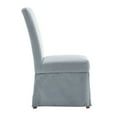 thumbnail image 5 of Wovenbyrd Lakeshore Classic Dining Chair, Covered, Armless, Wood Frame - Light Blue, 5 of 10