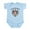 Sky Blue, variant on CafePress - Vienna Austria Infant Bodysuit - Baby Light Bodysuit, Size Newborn - 24 Months
