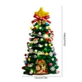 thumbnail image 3 of Honmine Christmas Tree Tabletop Figurines Decorations Colorful Pipe Cleaners Crafts Christmas Holiday Decor 11 Inch Xmas Tree Statue Table Centerpieces Mantle Shelf Home Decor, 3 of 6