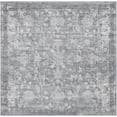 thumbnail image 2 of Rugs.com Oregon Collection Rug – 4 Ft Square Gray Low-Pile Rug Perfect For Living Rooms, Kitchens, Entryways, 2 of 9