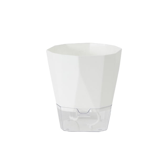 Billuyoard Maceta de autorriego para jardín, maceta perezosa automática, cordón doble para jardín, herramienta de jardinería práctica y Jardín y Patio Ropa blanca