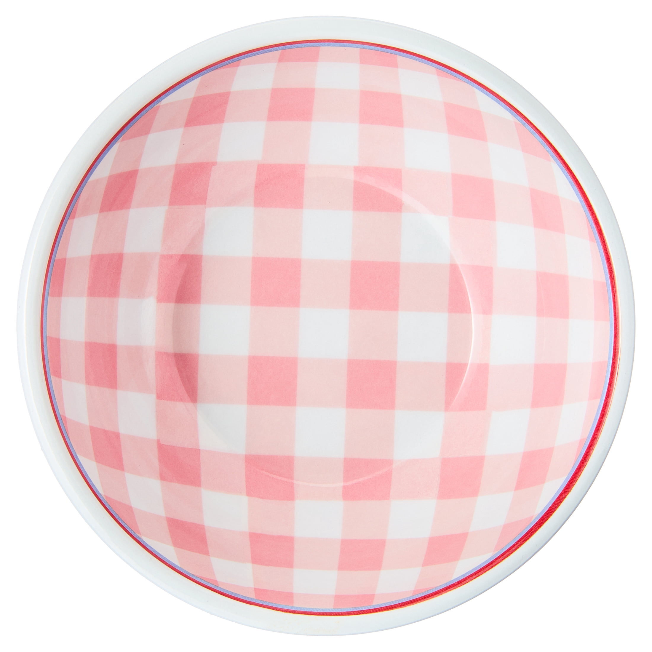 Sheila Bridges Philadelphia Collection Multicolor Gingham Melamine Dip Bowls, 4 Count