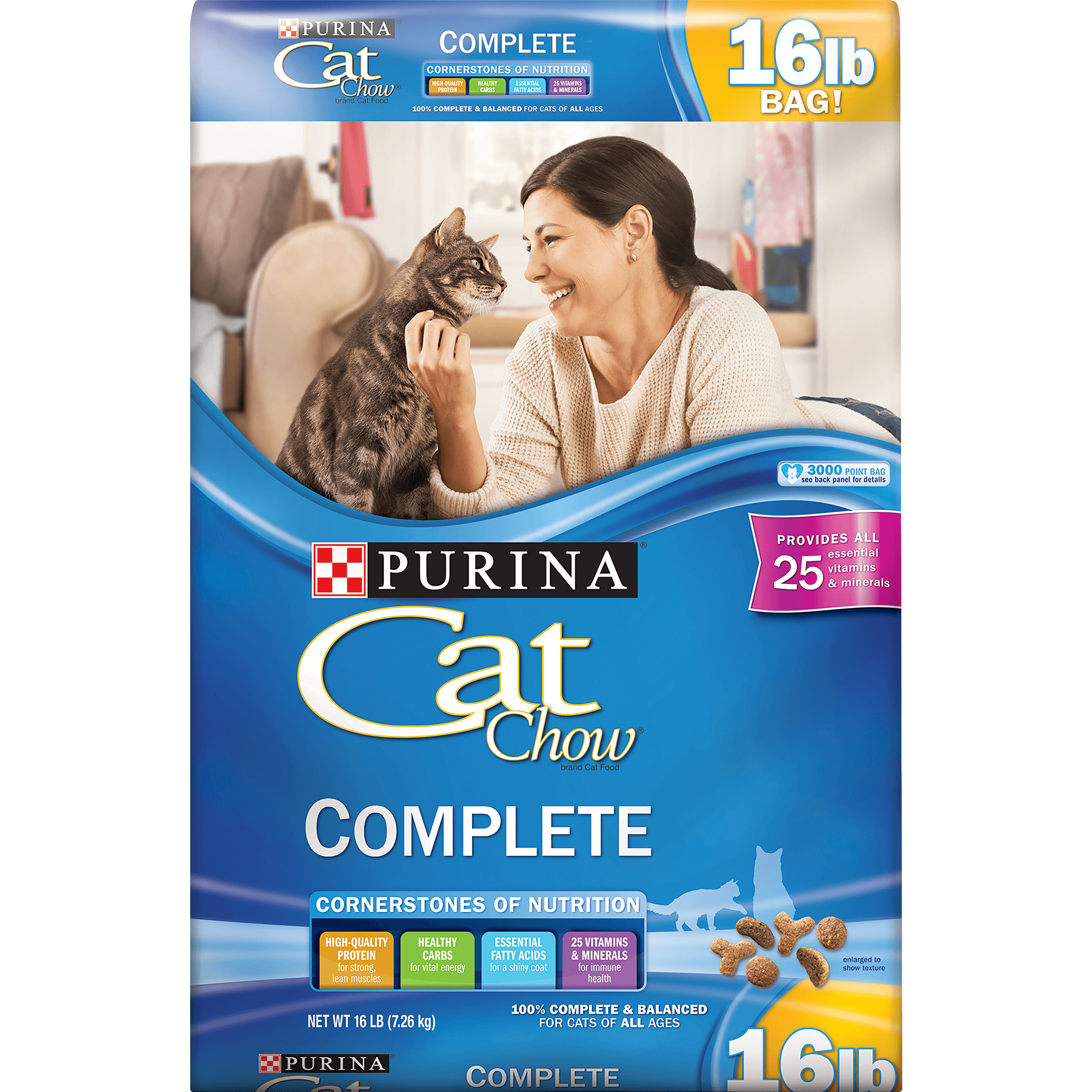Purina Cat Chow Dry Cat Food Complete 16 Lb Bag Walmart  Purina Cat Chow Dry Cat Food Complete 16 Lb Bag Walmart