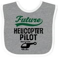 thumbnail image 3 of Inktastic Future Helicopter Pilot Boys or Girls Baby Bib, 3 of 4