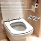 thumbnail image 4 of Fijaciones de repuesto para bisagra de asiento de inodoro Bisagra de asiento de inodoro de aleación de zinc Bisagra de asiento para madera Resina MDF Bisagra de asiento de inodoro, 4 of 5