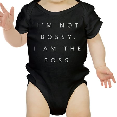 

I m the Boss Infant Bodysuit Gift Black