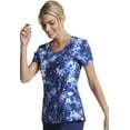 thumbnail image 6 of Dickies EDS Scrubs Top For Women V-Neck Print DK852, XS, Americana Stars, 6 of 6