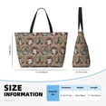 thumbnail image 4 of Honeii Santa Claus cute for Tote Bag with Adjustable Strap,Beach Bag, Waterproof Sandproof Beach Tote Bag, Large Capacity Foldable Beach Bags, 4 of 7