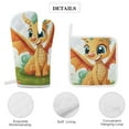 thumbnail image 4 of Cute Dragon Baby Oven And Pot Holders Sets, Heat Resistant Pads Kitchen Decor for Cooking Baking BBQ Grilling, Christmas Kitchen Gifts, 4 of 6