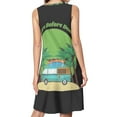thumbnail image 2 of Funny Camping Spring Summer Dresses for Women Fashion T-shirt Dress Casual Sleeveless Loose Sundress with Pockets, 2 of 5