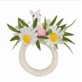 thumbnail image 1 of SIfdSeng My Items Resin Rabbit Napkin Ring Handmade Napkin Holder Rabbit Shaped Napkin Ring Suitable for Holiday Parties, 1 of 3