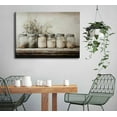 thumbnail image 6 of Farm Kitchen Canvas Wall Art Rustic Vintage Country Mason Jar Spice Still Life Culinary art Painting Picture Farmhouse Wall Decor Poster Print Artwork for Dining room Home Decoration, 6 of 6