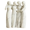 thumbnail image 6 of Hand-Painted Sisters Resin Figurine - Friendship Statue for Women, Perfect Sister Birthday Gifts & Friendship Day Presents, Decor for Desk Bedside Living Room (Four Sisters), 6 of 7