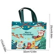 thumbnail image 3 of Christmas Gift Bag – Non-Woven Fabric Reusable Tote with Handle – Durable Holiday Packaging for Clothes, Snacks, Accessories, 3 of 5