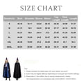 thumbnail image 4 of Adult Women's Witch Costume Sets Magic Sorceress Black Hooded Cloak Dress Outfit with Witch Hat Halloween Fancy Dress Party Cosplay Costumes, 4 of 13