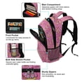 thumbnail image 5 of FORMRS Unisex Backpack Elementary School Travel Bookbag with Reflective Stripes, Pink Doughnuts, 5 of 7