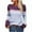 Sky Blue, variant on Womens Sweaters Tops Fall Fashion Long Sleeve Striped Color Tunic Lightweight Sweaters for Women 2025