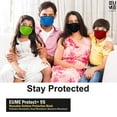 thumbnail image 4 of EUME Protect+ 95 Face Mask Washable - Reusable, Anti Dust/Pollution Shield with 4 Layered Ply Protected Mask for Men and Women in Yellow (1), 4 of 6