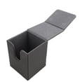 thumbnail image 1 of Boîte de 100 Porte-Cartes en Cuir PU, Résistant aux Rayures, à l'Usure, à la Fermeture, Adaptée pour le Rangement sur Table, Cadeau Idéal pour les Collectionneurs, 1 of 8