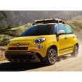 thumbnail image 2 of Rvinyl Pillar Post Window Trim Compatible with Fiat 500L 2014-2020 - Aluminum (Brushed Black), 2 of 9