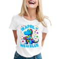 thumbnail image 2 of CHENge Autism Acceptance Shirt for Women I Believe in a Spectrum of Possibilities Tee Top Be Kind Short Sleeve, 2 of 6