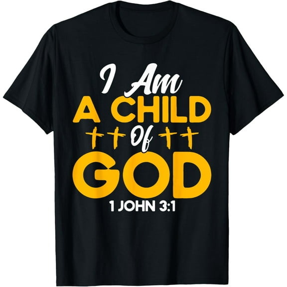 t-shirt Christian Bible Verse John 3:1 Child Of God Cross T-Shirt mens，black，women，funny，men，journey，Crew Neck, Short Sleeve,printing
