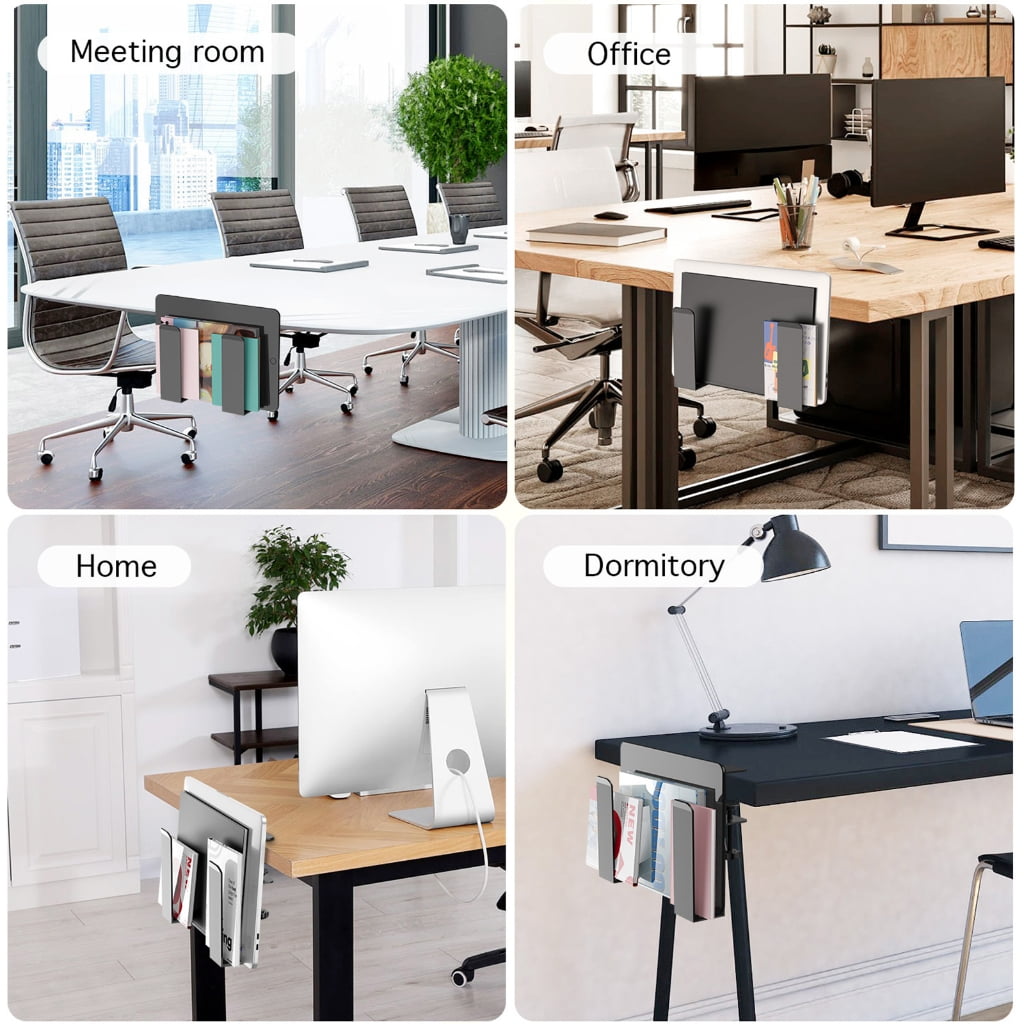 Laptop Stand Desk Side Storage Hanging Desk Organiser Adjustable Laptop Holder Laptop Organiser Desk Storage Holder