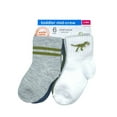 thumbnail image 2 of Wonder Nation Baby and Toddler Mid-Crew Socks, 6-Pack, Sizes 0M-5T, 2 of 4