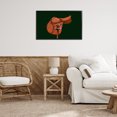 thumbnail image 3 of Stupell Industries Brown Horse Saddle Abstract Painting Black Framed Art Print Wall Art, 30 x 20, 3 of 10