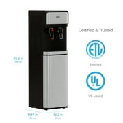 Brio Bottom Load Water Cooler Dispenser for 5 Gallon Bottles – Paddle Dispensing, CLBL320SCP
