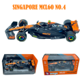 thumbnail image 4 of 1:43 2023 Monaco Mclaren MCL60 SINGAPORE MCL60 F1 Formula Car Die Cast Vehicles Collectible Model Racing Toys MCL60-81 Monaco, 4 of 6