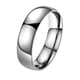 thumbnail image 1 of Anillo de acero simple Qarigey Esfera Estilo diario Clásico Retro Elegante Joyería exquisita Regalo Hombre Accesorios de disfraces Plata 6#, 1 of 6