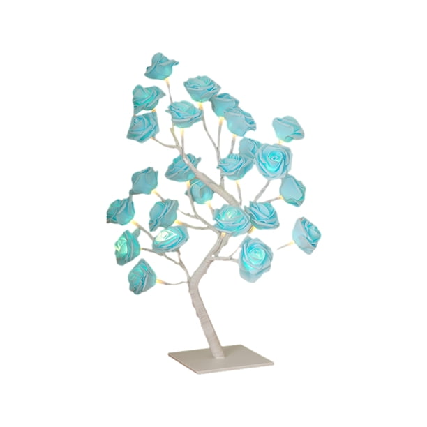Billuyoard Luces LED - Luces de árbol de rosas simuladas - Para decoración de interiores y exteriores Luces de decoración de habitaciones Type2 NO2