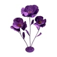 thumbnail image 3 of Grandes flores artificiales, elegantes flores gigantes para bodas, decoración de bodas de altura Púrpura, 3 of 9