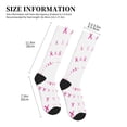 thumbnail image 2 of Compression Socks for Women and Men - Breast Cancer Awareness (4) Compression Socks Circulation for Workout, 2 of 8