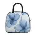 thumbnail image 2 of Obrewu Blue Pioneer Flower Lunch Bag for Adult, Insulated, Leakproof, Oxford Cloth, 2 of 7